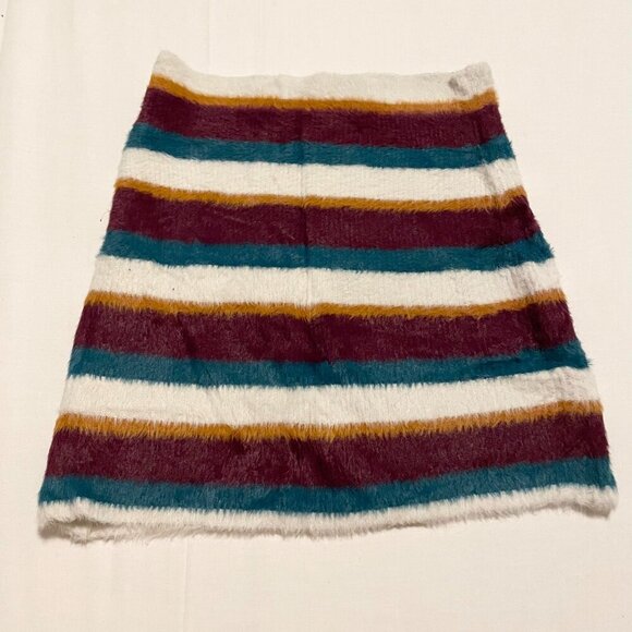 Free People Fig Jam Combo Ciara Fuzzy Mini Skirt Size Small - Picture 11 of 16